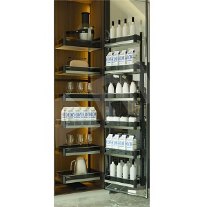 Kệ tủ đồ khô 6 tầng nhôm vách kính GARIS GSA645 GSA660